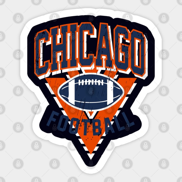 Vintage Chicago Football Sticker by funandgames